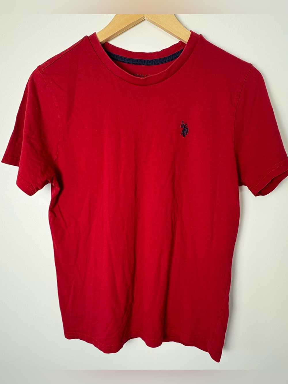 U.S. Polo Association Big Kids 2-Piece Red & White T-Shirt Set Size XXL 18